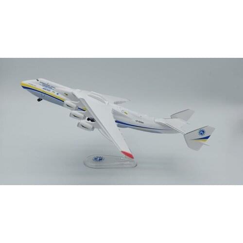 1: 400 Scale Airway AN-225 Airlines Model with Base Alloy Large Transport Aircraft For Collectible Souvenir Show Gift Toy
