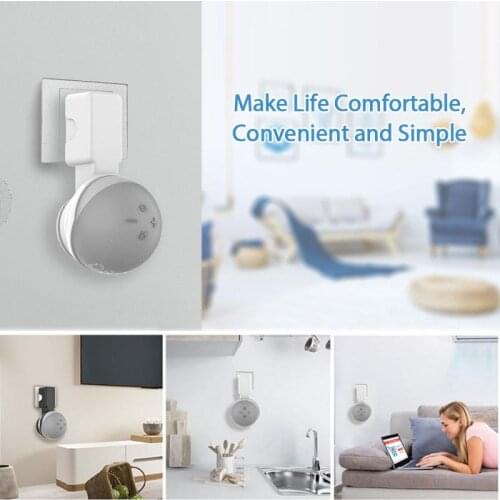 Wall Mount Shelf Stand Holder for Amaz Echo Dot 4 4th Generation Smart Speaker Wall Bracket Hold Up to 15 lbs Greater Stability