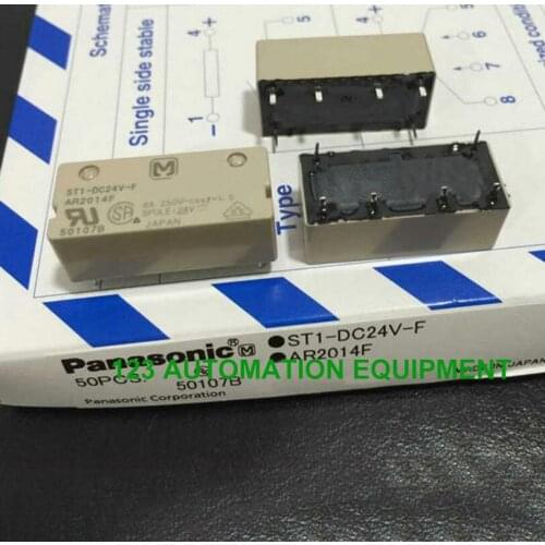 New original ST1-DC24V-F Relay 6Pin 8A