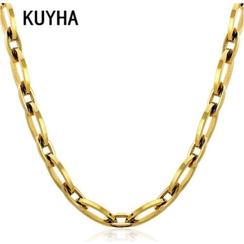 Gold/Silver Color Necklace Handmade Gold Choker Chain Collier Femme Collared Women Jewelry Necklace for Women