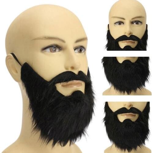 Funny Fancy Halloween Party Fake Beard Moustache Mustache Facial Hair Costume Character Beard Beard Mans Beard Prom Party Props