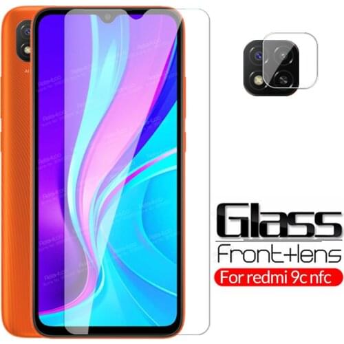 Protective Glass Redmi 9C NFC Camera Glass For Xiaomi Redmi 9C Screen Protector Redmy Redme 9 C Tempered Glass Safety Phone Film
