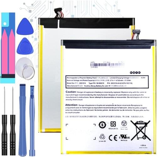 26s1014 4750mAh Replacement Battery For Amazon Kindle Fire HD 8" 7th Gen SX0340T 2017 Tablet Pad 58-000219 58000219