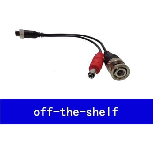 4 Pin Aviation male Connector to DC+BNC male Adaptor cable