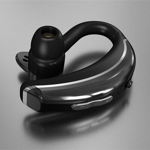 Q8 Wireless Bluetooth Headset, Hanging Ear Type Noise Reduction Earplugs, CSR Voice-Activated Answering, Single Bluetooth Headse
