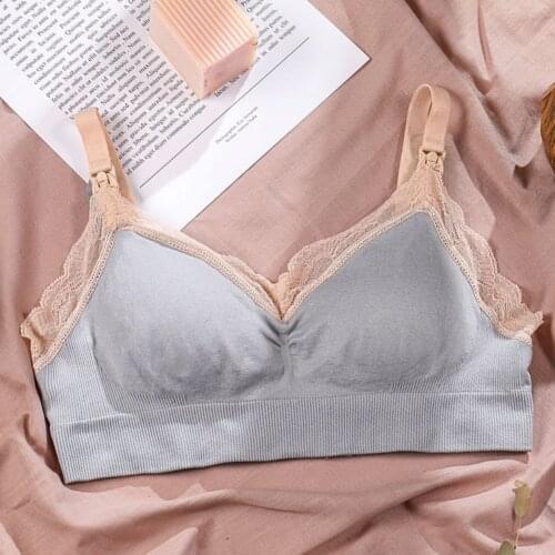 Maternity Bras Wirefree Sagging Breastfeeding Womens Lactancia Bra Nursing Pregnant Women Feeding Sujetador Lactancia Clothes