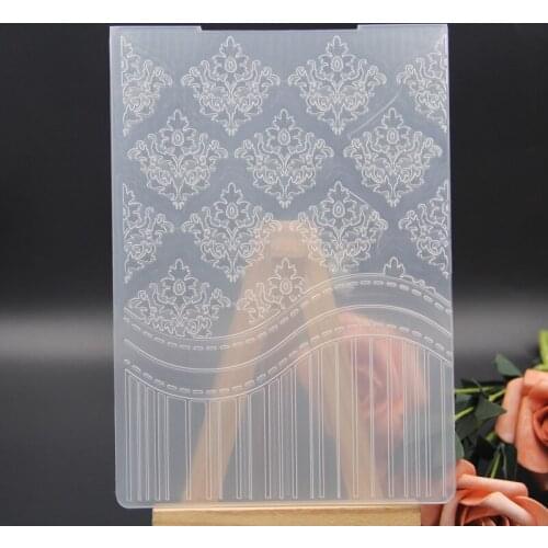 KLJUYP Flowers Plastic Embossing Folders for DIY Scrapbooking Paper Craft/Card Making Decoration Supplies