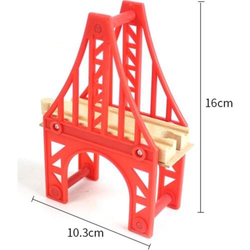 Wooden Train Track Bridge Connectors & Adapters - Bridge Kit