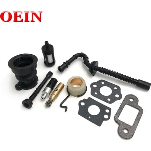 Intake Manifold Boot Oil Pump Worm Gear Fuel Oil Hose Filter Kit For STIHL 025 023 021 MS250 MS230 MS210 Chainsaw Parts