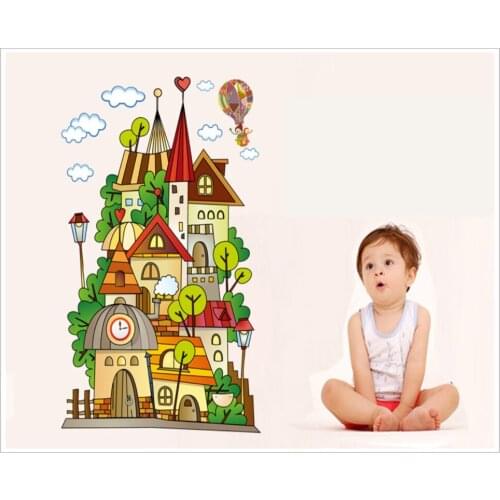Creative Castle of Illusion stickers wallpaper Household adornment to wall stickers decoration Furnishing art