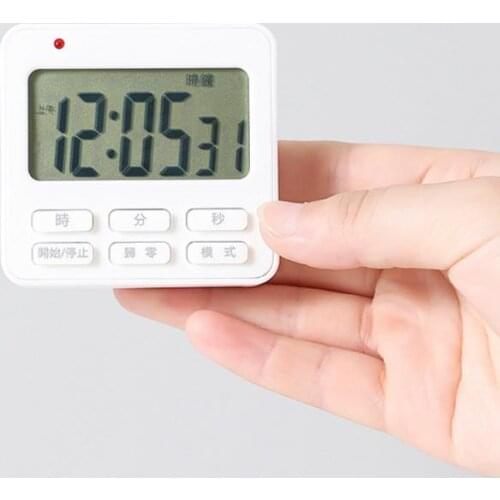 Magnetic LCD Digital Display Kitchen Timer Kitchen Countdown Sleep Alarm Timer Clock Alarm Accessories Sleep Sports Work Tool
