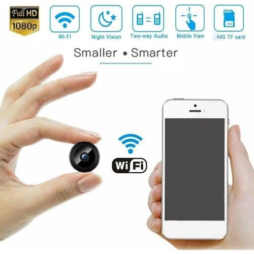 Mini WIFI 1080P HD IP Camera Remote Monitor Motion Detection Night Vision Home Camcorder Cam