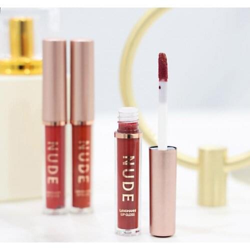 4g/Pc Fashion Lip Glaze Waterproof Long Lasting Matte Colorful Lip Gloss Practical Beautiful Makeup Lipstick for Daily Usage