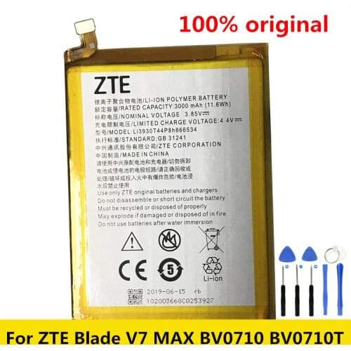New Original High Quality Li3930T44p8h866534 3000mAh For ZTE Blade V7Max V7 Max Battery