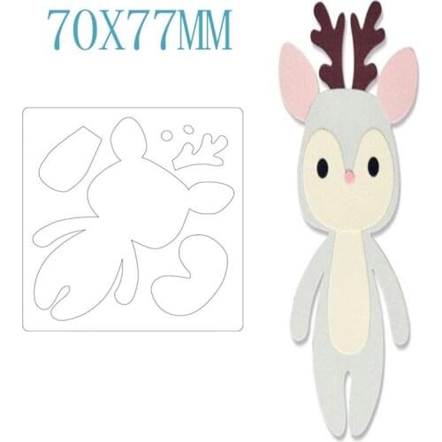 Christmas Deer Metal Cutting Dies DIY Scrapbooking Photo Album Paper Card Decoration Craft Embossing Template New Arrival