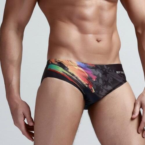 Sexy Low Waist Swimming Briefs Swimwear Men Surf Boxers Swimsuit Brief Waterproof Swimming Trunks Bathing Swim Shorts Beach Wear
