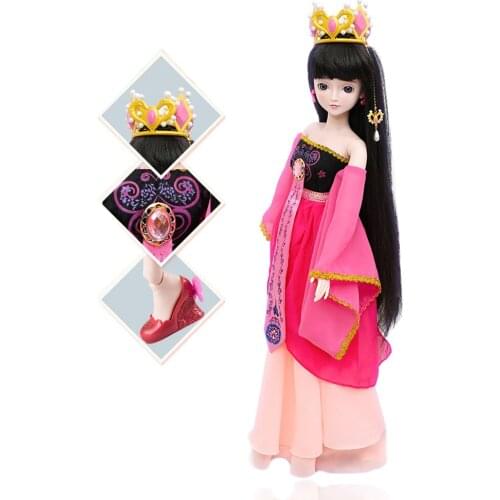 EVA BJD 1/3 BJD Doll Lolita Princes Full Set 24in 60cm Girl 21 Ball Jointed Dolls Surprise Gift Free Make-up Clothes Shoes Wig