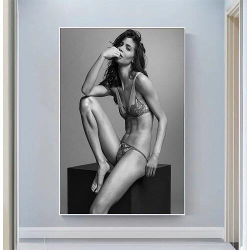 Silk Cloth Wall Poster Jordan Rand Sexy Model Star Art Home Decoration Gift