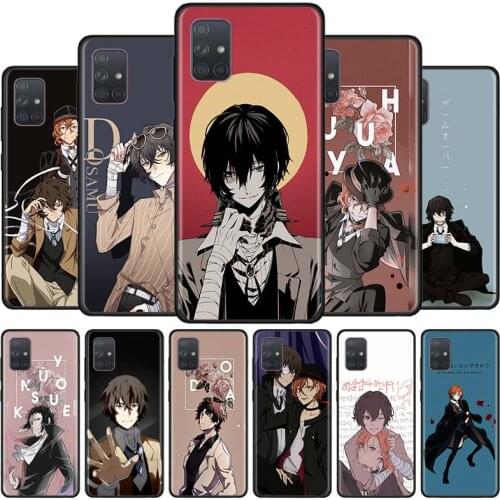 Bungou Stray Dogs Anime Silicone Case For Samsung Galaxy A51 A71 A21s A31 A41 A11 A21 A91 A32 A42 A52 A72 5G Phone Cover Coque