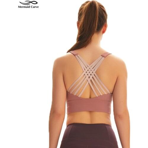 Free To Be Moved Bra Sports Bra Medium Support A/B Cup Strappy Open Back Yoga Bra Long Line High-coverage Fitness Gym Bras Run