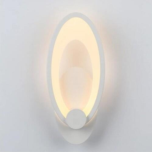 9W/11W Modern Simple LED High Translucent Acrylic Wall Lamp Bedroom Bedside Decoration Rabbit Ear Corridor Aisle Stair Light