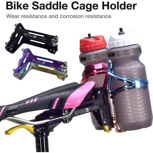 Bicycle Tailstock Bottle Cage Triathlon Timing TT Bicycle Seat Saddle Rear Bottle Cage Extension Seat Bracket Bicycle Accessorie