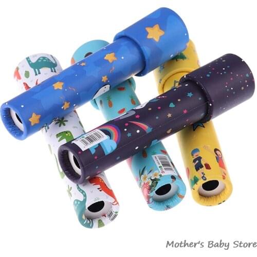 Interactive Logical Rotating Kaleidoscope Magic Classic Educational Toys for Kids Imaginative Cartoon Children Party Small Gift