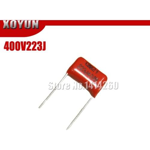 10PCS 400V223J 0.022UF 22NF Pitch 10mm 223J 400V CBB Polypropylene Film Capacitor