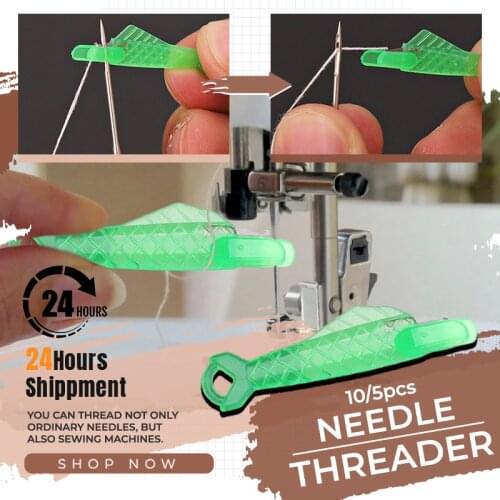 5/10PCS Needle Threader In Stock New Sewing Plastic Threader Sewing Machine Needle Guide Automatic DIY Thread Sewing Craft Tools