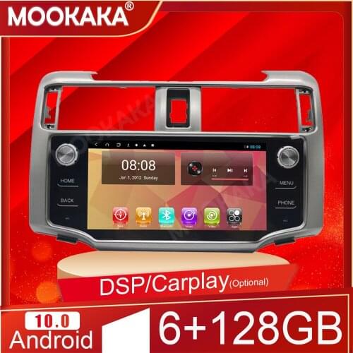 6+128GB ROM For TOYOTA 4 Runner Android 10 Car GPS Multimedia Player Head Unit Audio Car Radio Navigtion Tape Recorder Stereo