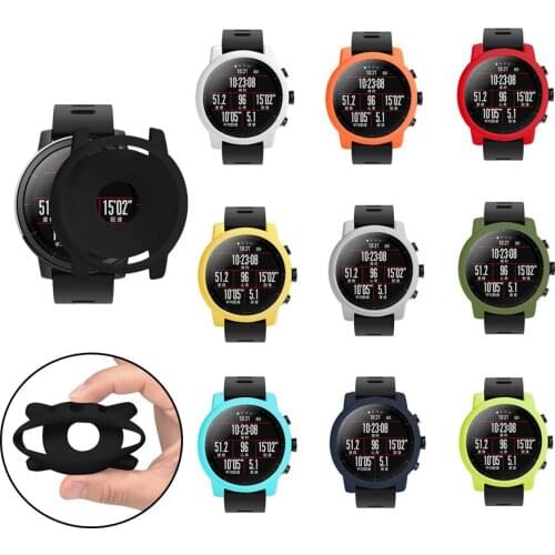 For Amazfit Stratos Case Soft TPU Protective Watch Case Cover Shell Protector for Xiaomi Huami Amazfit Stratos 2 2S Accessories