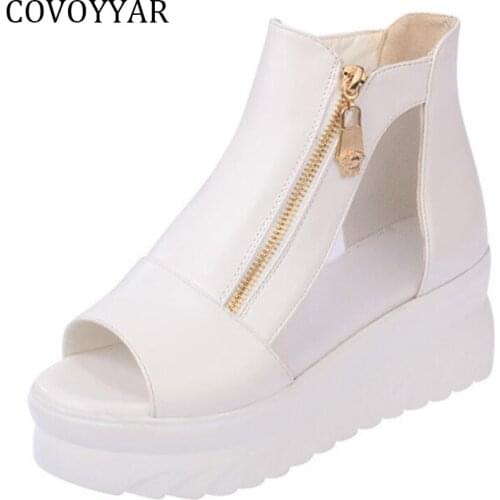 Женские ботильоны на танкетке COVOYYAR China At AliExpress