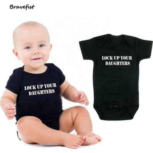 Cotton Onesies 0-24M Baby Bodysuits For Newborn Clothes Black Summer Outfits Baby Outfits Jumpsuits Tops Kids Outwear Tees