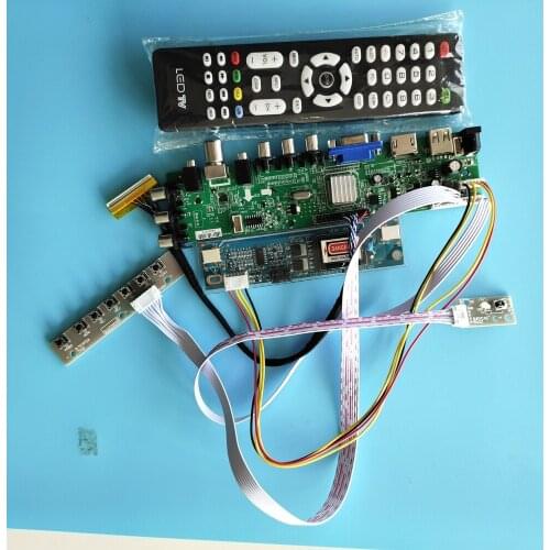 Kit For M170EG01 VG/M170EG01 VF screen Panel digital HDMI USB LVDS DVB-T DVB-T2 TV 1280X1024 2 CCFL controller board 30pin 17"