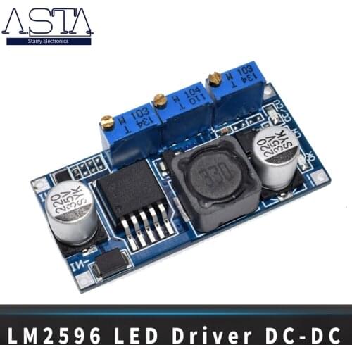 LM2596 LED Driver DC-DC Step-down Adjustable CC/CV Power Supply Module