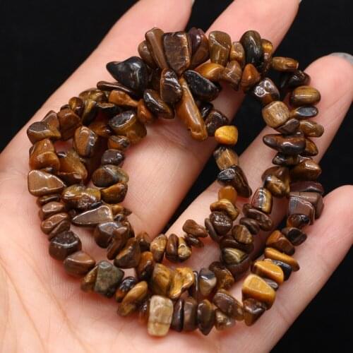 Natural Agates Stone Gravel Beads Irregular Tiger Eye Stones Loose Beads For Jewelry Making DIY Necklace Bracelet 5-8mm