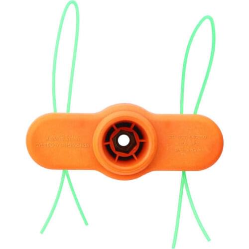 Nylon Trimmer Head Grass Brush Cutter Lawn Mower Parts w/ 2 Lines Strimmer Replacement Grass Cutter Accessory Garden Tools Part