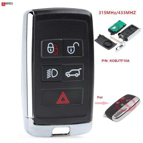 Updated Remote Car Key Fob for Land Rover Range Rover Evoque Sport 2012 2013 2014 2015 2016 2017 LR2 LR4 2012 2013 2014 2015
