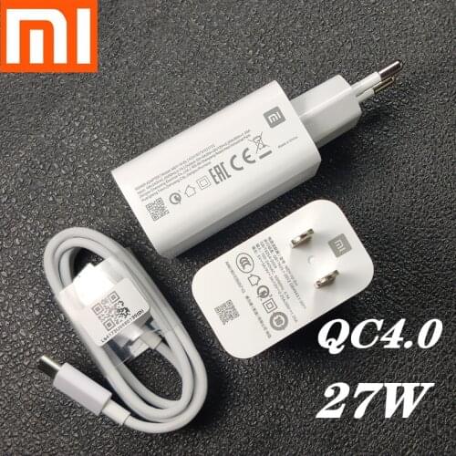 Original Xiaomi Charger 27W MI9 Pro QC4.0 Fast Charger Adapter For Xiaomi Mi9 CC9 Redmi K20 Pro Note 8 7 Pro MDY-10-EH