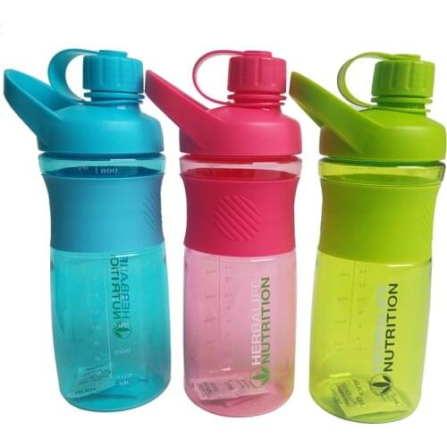 800ml Green Pink Herbalife Nutrition Drinkware protein shaker Camping Hiking Sports Portable Climbing Bicycle Water Bottle