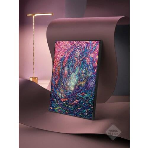 Abstract Canvas Oil Painting Print Poster Masters Hair Large Modern Wall Picture For Living Room Decor Home Decor Frameless