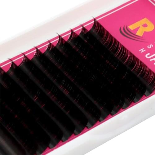 9-20mm Lashes Eyelashes for Extensions Classical False Eyelashes Matte Black Individual Eyelash Extensions Russian Silk Lashes