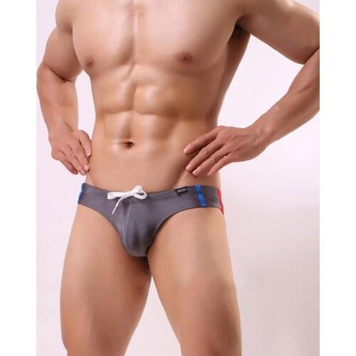 SD655 2020 new hot low waist swimwear men swimsuits summer mens surfing swimming trunk men swim briefs bikinis male swimwear