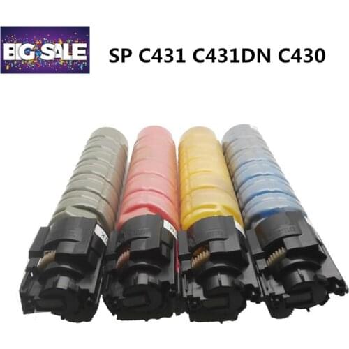 Amazing Print 1 PCS color copier toner cartridge Compatible for Ricoh Aficio SPC431 C431DN C430 C430DN 440 copier toner