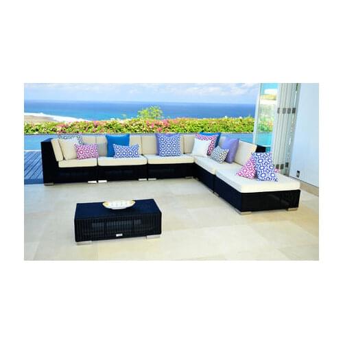 High Quality leisure way outdoor pvc wicker garden line patio furniture