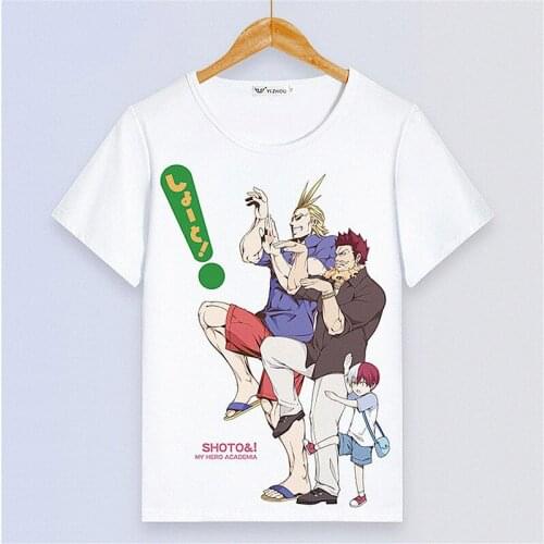My Hero Academia Cosplay Painting Femme Tee Shirt Cartoon Short Sleeve Harajuku Summer Clothes Unisex Plus Size Anime T shirt