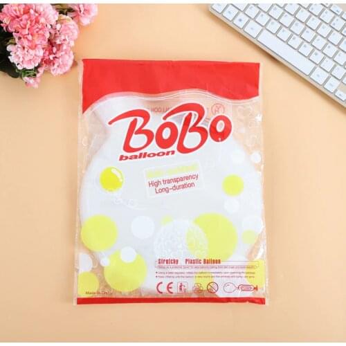 100pcs 24inch Balloon Round Bubble Helium Balloons Kids Wedding Decoration Holiday