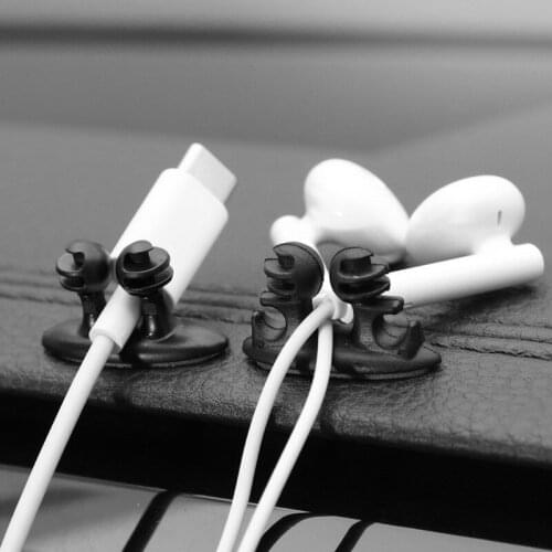 8 Pcs Car Charger Line Buckle Clamp Headphone / USB Cable Car Clip Plastic Car Accessories for Hyundai ix35 iX45 iX25 i20 i30