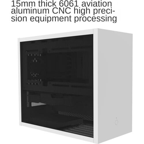AKLLA A6 ITX/MATX graphics card in-line full tower chassis, aluminum alloy CNC processing, 240 water-cooled host