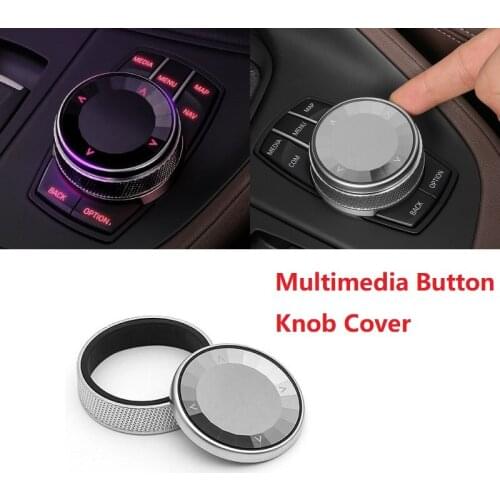 Car Multimedia Button Crystal Knob Cover For BMW 1 3 5 6 7 Series F20 F21 F06 F12 F07 F10 F11 F18 X3 X4 Car Interior Mouldings